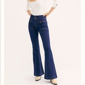 Free People Layla Flared Leg Jeans